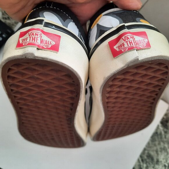 Vans Flower Print Slip on Sneakers Mens 7.0 Womens 8.5 excellent condition - Picture 6 of 8